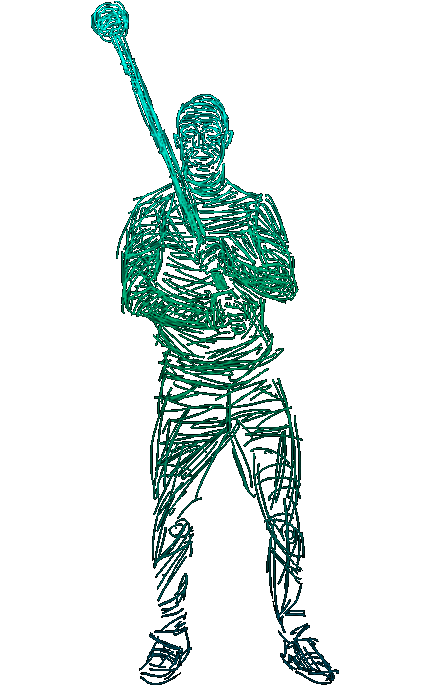 Background graphic of man 4.