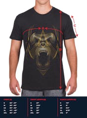 Golden Gorilla Tri-Blend T-Shirt Bonus Image