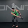 One Arm Kettlebell Side Swing Exercise