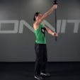 Double Wide Press Steel Mace Exercise