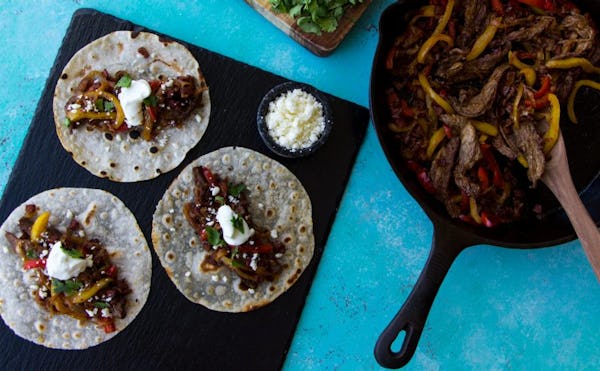 DINNER Elk Recipes: Elk & Steak Fajitas