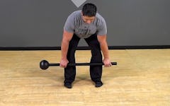 Steel Mace Exercise: 2-Hand Deadlift