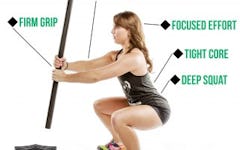 Exercise Tips: Steel Mace Extended Squat