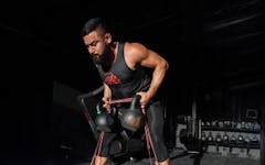 Kettlebell and Band Upper-Body Workout