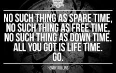 Workout Motivation: No Such Thing As Spare Time