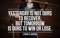Workout Motivation: Yesterday Is Not Ours