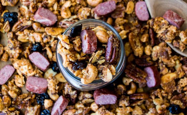 SNACK Elk Recipes: Homemade Paleo Sweet & Savory Granola Mix