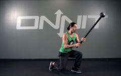 Bayonet Strike Squat Steel Mace Exercise