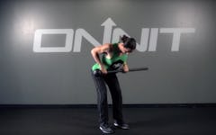 High Hinge Even Row Steel Mace Exercise