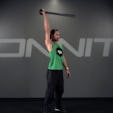 Spear Press Steel Mace Exercise