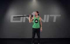 Rotating Spear Press Steel Mace Exercise