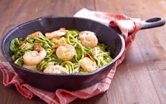 Garlic Butter Shrimp and Zucchini Noodles Recipe