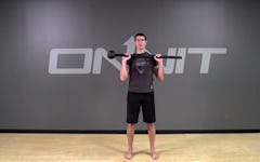 Military Press Steel Mace Exercise