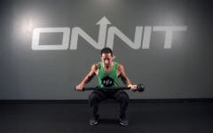 Lap Squat Steel Mace Exercise