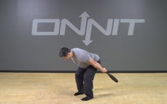 Steel Club Exercise: 1-Hand Outside Swing Clean
