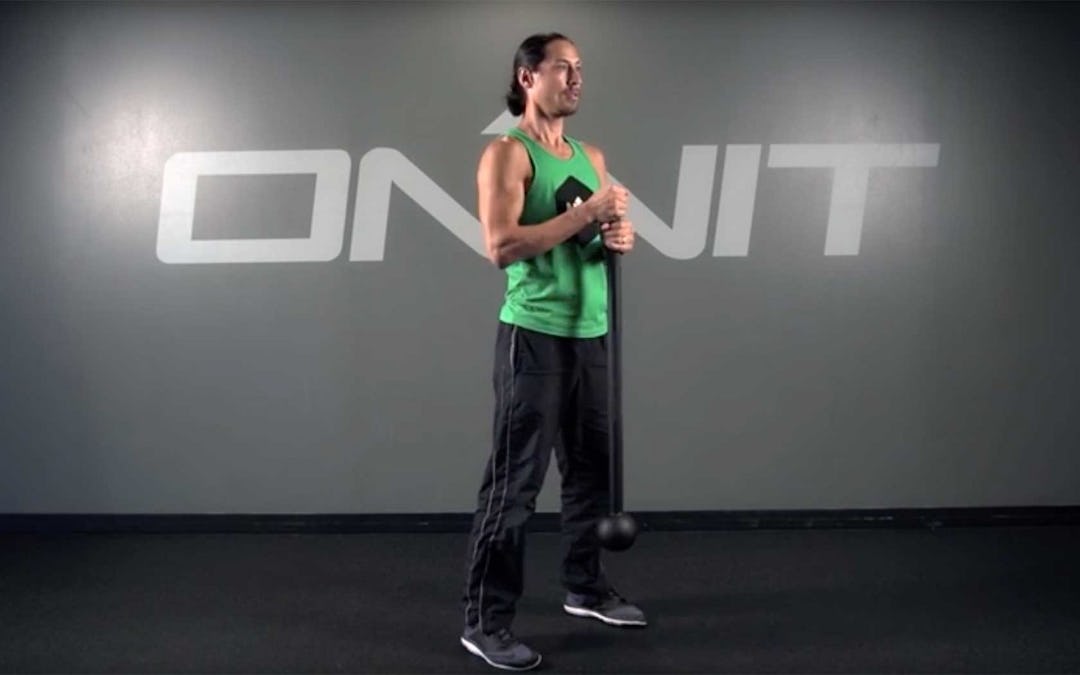 Climber Squat Steel Mace Exercise